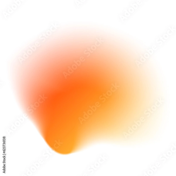 Fototapeta Orange Blurred Gradient Shape