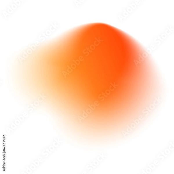 Fototapeta Orange Blurred Gradient Shape