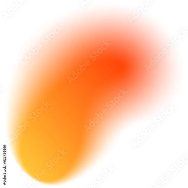 Fototapeta Orange Blurred Gradient Shape