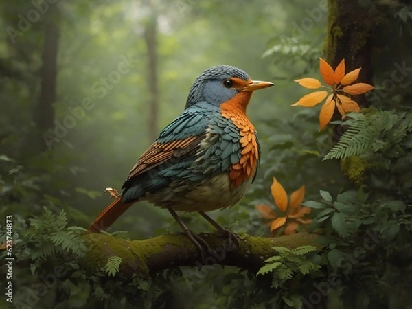 Obraz 4k forest bird image