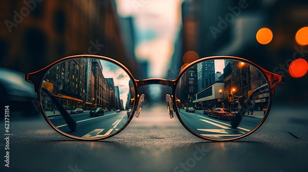 Obraz A Clear View into the Future created with Generative AI technology