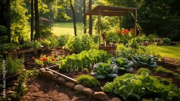 Obraz vegetable garden