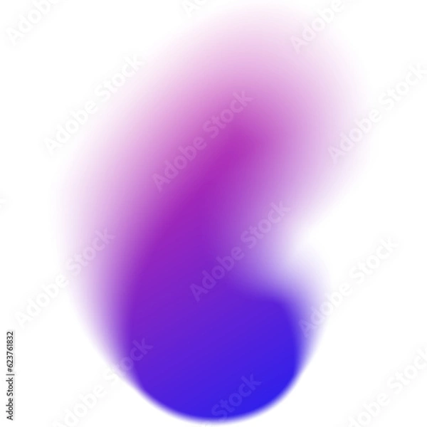 Fototapeta Purple Blurred Gradient Shape