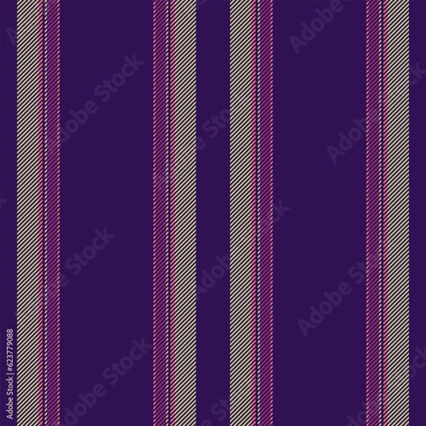 Fototapeta Background vector seamless of fabric texture lines with a textile vertical stripe pattern.