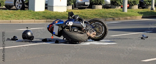 Obraz Wypadek motocyklowy
