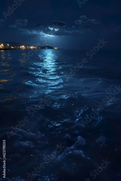 Obraz Sea at night