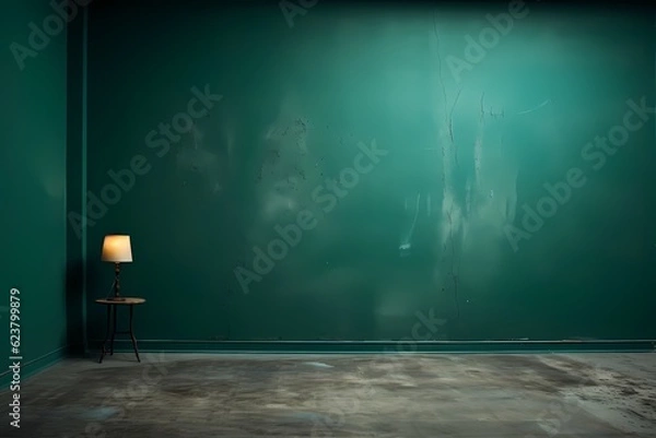 Fototapeta empty room with wall