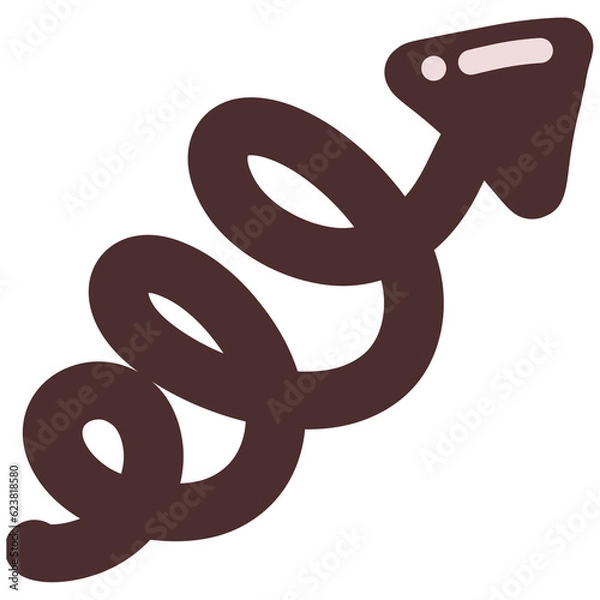 Fototapeta Multi direction black cute arrow. designed for website, reports, worksheets and templates.