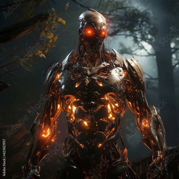 Fototapeta Cyber Warrior