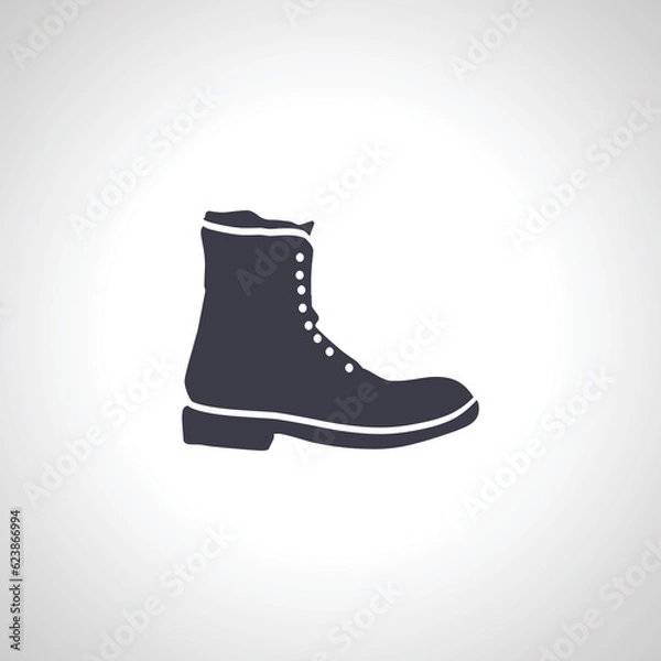 Obraz Hiking boot icon. boot icon