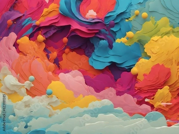 Fototapeta abstract colorful background