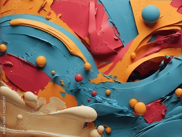 Fototapeta abstract colorful background