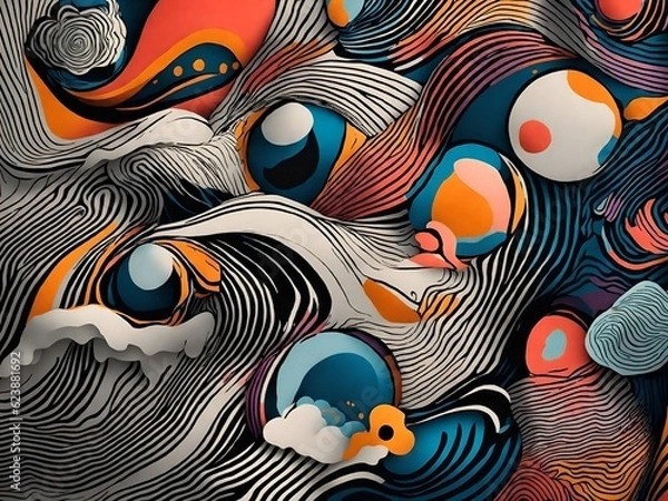 Fototapeta abstract colorful background