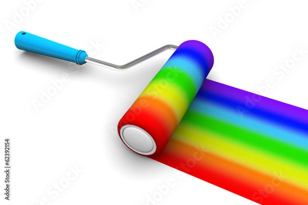 Obraz Rainbow Roller Brush