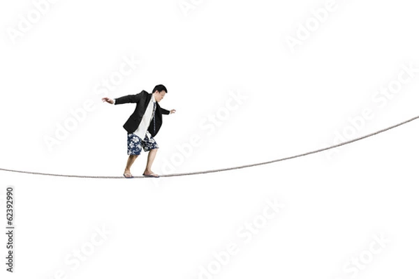 Obraz Balancing on rope