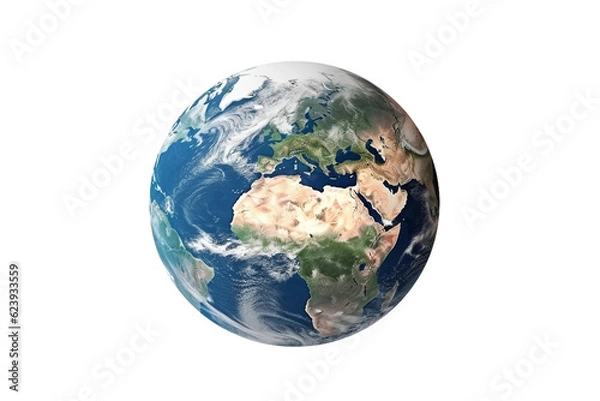 Obraz Earth. isolated object, transparent background