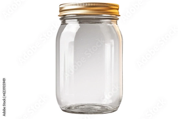 Obraz Mason jar. isolated object, transparent background