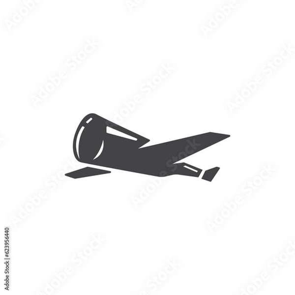 Fototapeta Airplane Binocular Logo