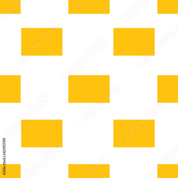 Fototapeta Digital png illustration of pattern with yellow rectangulars on transparent background