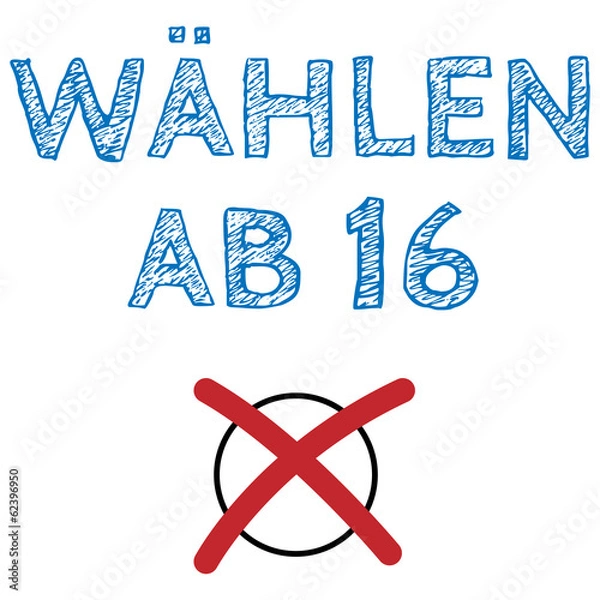 Obraz Wählen ab 16