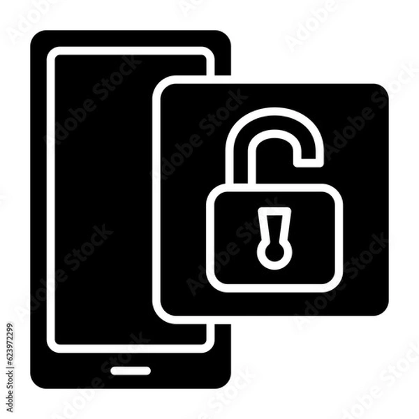 Fototapeta Unlock Icon