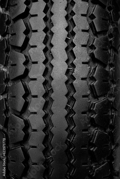 Fototapeta Tyre shop for sale in the store. Sale of car tires.
