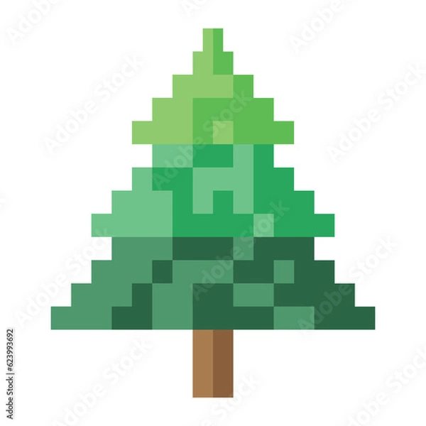 Fototapeta nature pixel art