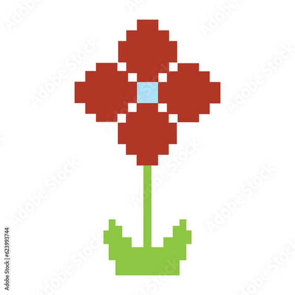 Fototapeta nature pixel art