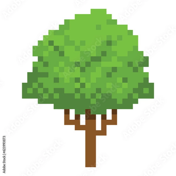 Obraz nature pixel art