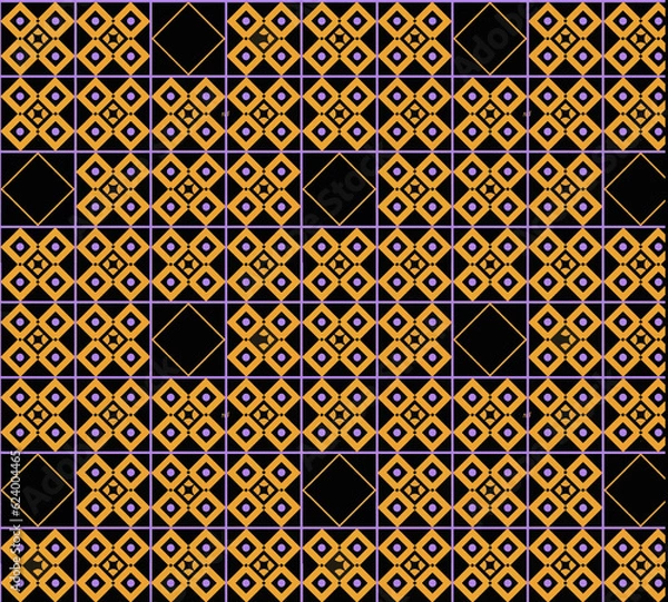 Fototapeta Digital And Textile Design Pattern