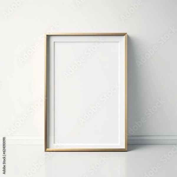 Fototapeta Canvas of Possibilities: Embrace Your Artistic Vision with our Picture Frame Mockup Document