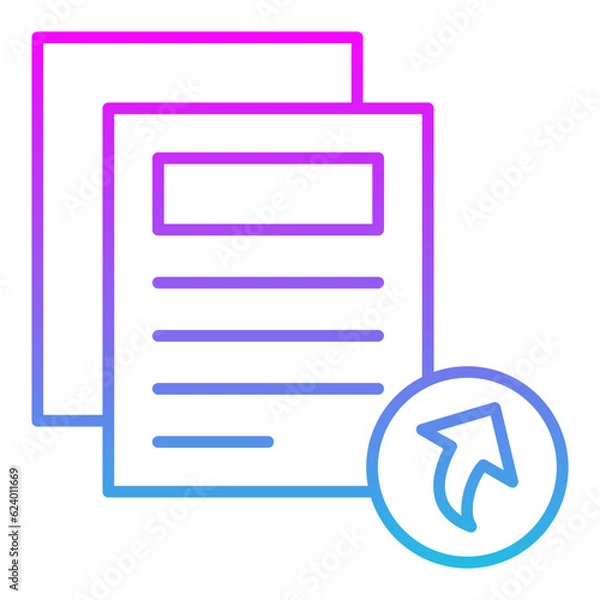 Fototapeta Send File Icon