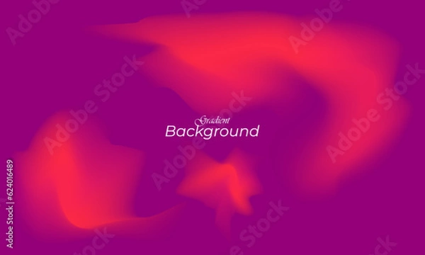 Fototapeta Abstract Vibrant Gradient background. Saturated Colors Smears.