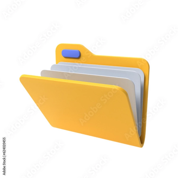 Obraz folder 3D Illustration Icon Pack