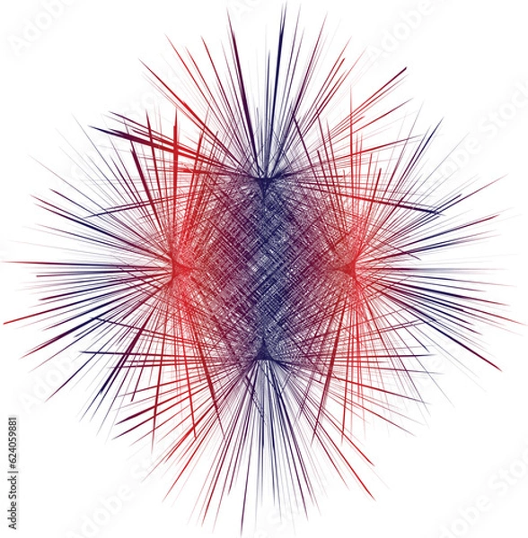 Obraz Vector Abstract Background Broken