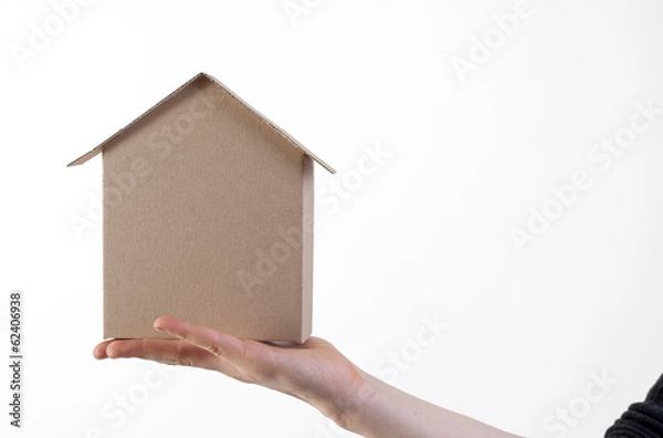 Obraz Casa di cartone