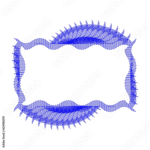 Obraz Zackenrahmen,Vektor