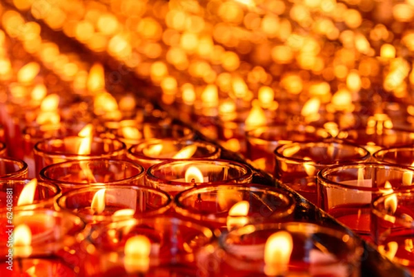 Obraz Candle Light in glasses