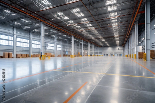 Obraz Epoxy and waxed floor