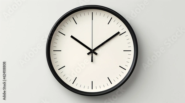 Obraz wall clock isolated on white
