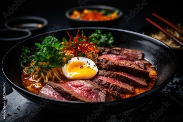Obraz Japanese soup ramen