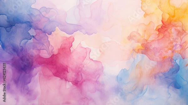 Obraz abstract watercolor background (Generative AI)