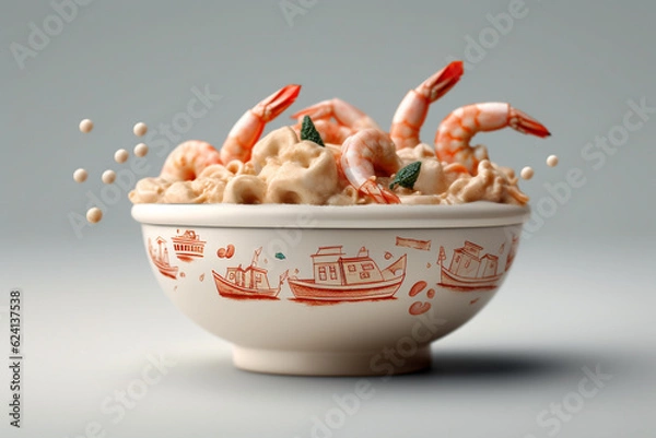 Obraz shrimp in a bowl