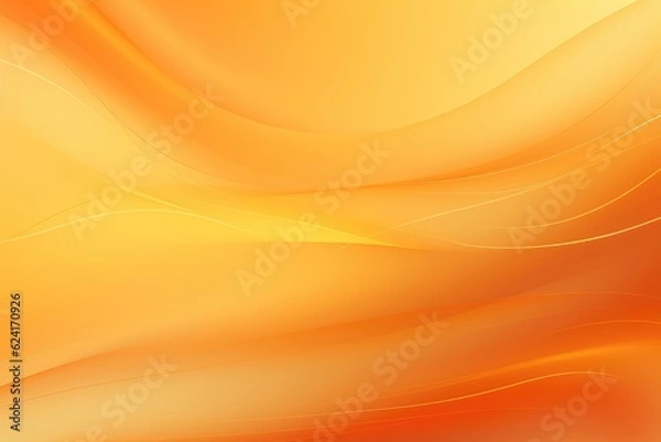 Fototapeta Orange colorful textured waves pattern, abstract. AI Generated