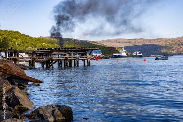 Obraz pier on the sea