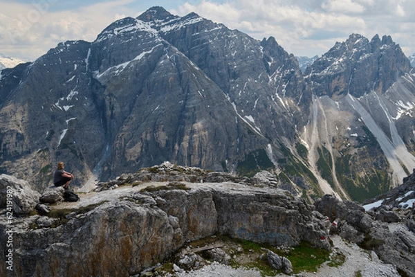 Fototapeta Taking a break in the Austrian Alps