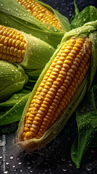 Fototapeta Corn on a cob