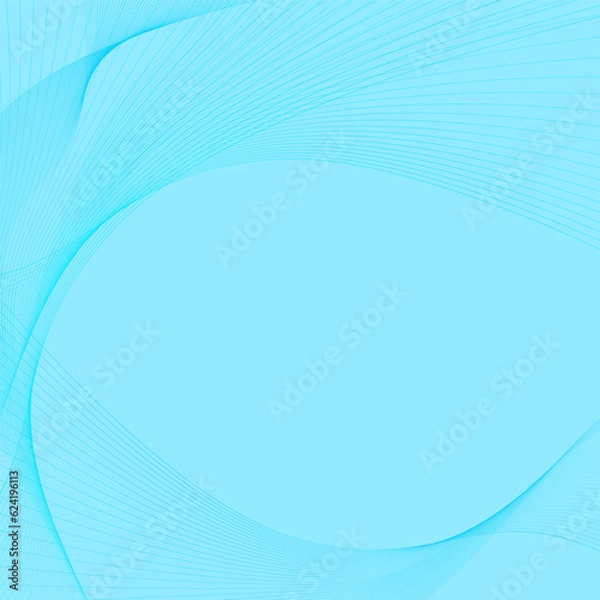 Fototapeta Blue abstract background with copy space. Vector illustration for your design.