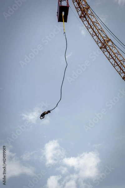 Fototapeta A bungee jump.