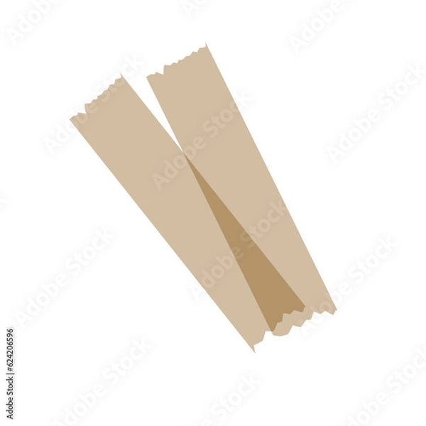 Obraz Transparent brown tape